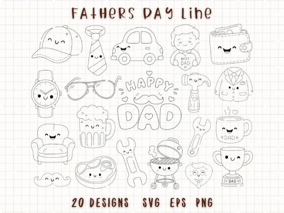 Celebrate Dads with Adorable Father’s Day SVG Clipart