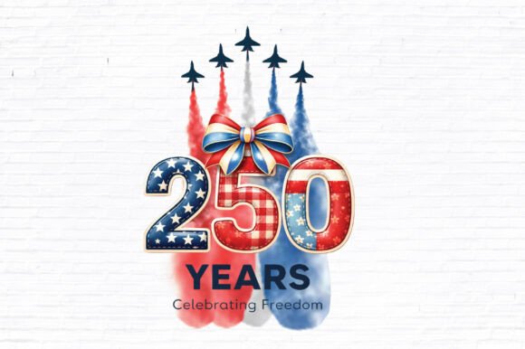 Celebrating 250 Years: The Patriotic Jet & Bow Design