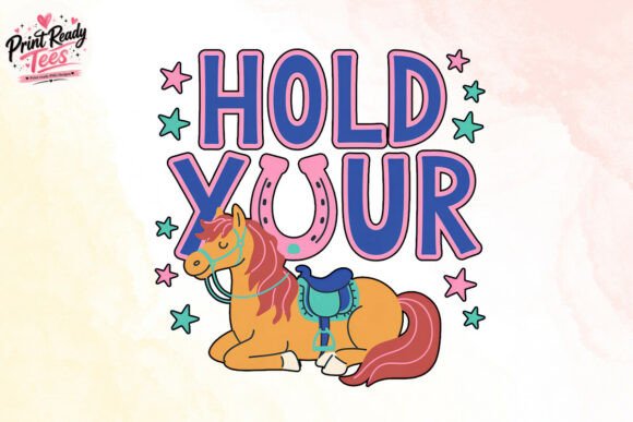 Hold Your Horses PNG: Funny Animal Graphics for Creative Projects