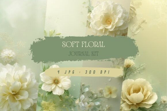 Soft Floral Journal Kit, Wallpaper: A Designer's Guide