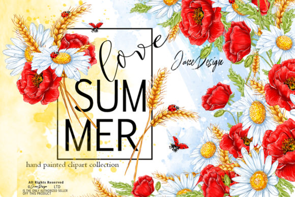 Summer Poppy and Ladybugs: A Breath of Fresh Air for Your Designs