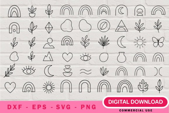 Unleash Your Creativity: The Ultimate Boho Outlines SVG Bundle