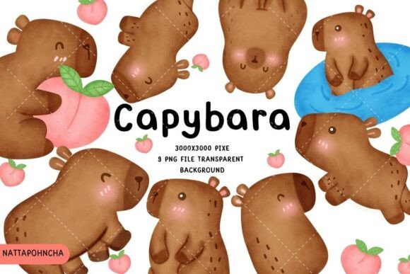 Unleashing Cuteness: A Deep Dive into Capybara Clipart